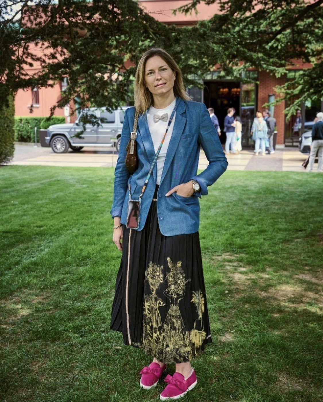 Camille Guille spotted by Hodinkee at the Spring Geneva Auctions on May 2023